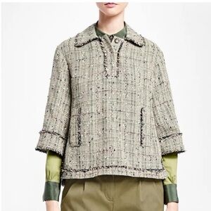 Brooks Brothers Green Scottish Tweed Tunic. SZ 2P.